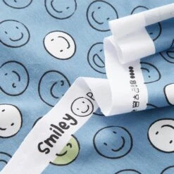 Cotton Jersey Glow-in-the-Dark Smiley β Denim Blue 11 Cotton Jersey Glow-in-the-Dark Smiley β Denim Blue -Tailor Supplies Sales Store ZB04 2