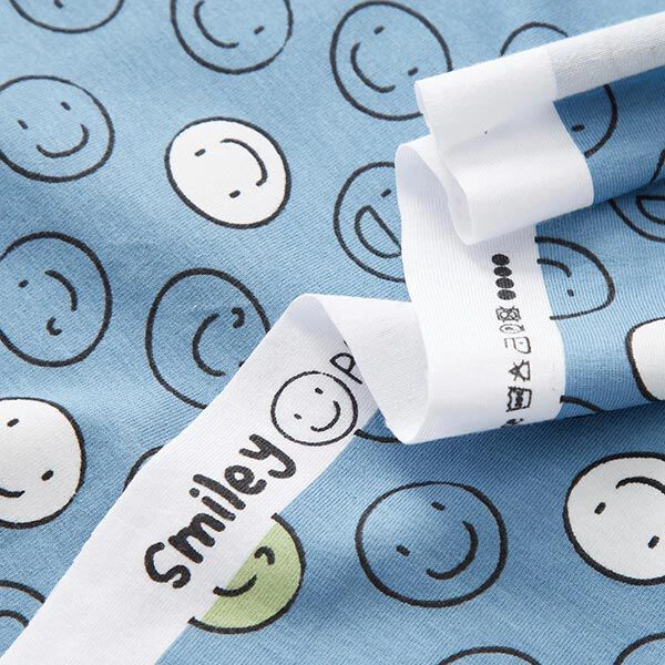 Cotton Jersey Glow-in-the-Dark Smiley β Denim Blue 5 Cotton Jersey Glow-in-the-Dark Smiley β Denim Blue - Image 3