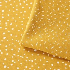 Cotton Jersey Irregular Dots – Curry -Tailor Supplies Sales Store ZB04 20