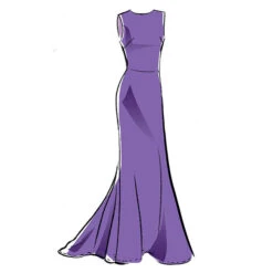 Evening Dress, McCall´s 8038 | 34-42 -Tailor Supplies Sales Store ZB04 209