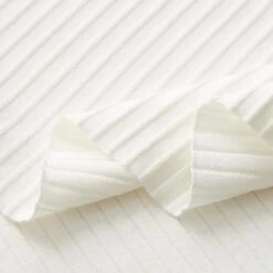 Plain Ribbed Jersey – Offwhite -Tailor Supplies Sales Store ZB04 22