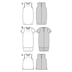 Dress / Top – Neck Folds, Burda 6914 11 Dress / Top – Neck Folds, Burda 6914 -Tailor Supplies Sales Store ZB04 222
