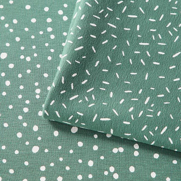 Cotton Jersey Irregular Dots – Reed 8 Cotton Jersey Irregular Dots – Reed - Image 6