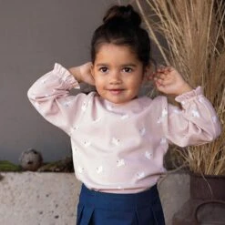 Waffle Jersey Birds | By Poppy – Rosé -Tailor Supplies Sales Store ZB04 26