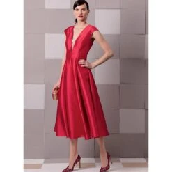 Misses' Dress And Dickie, Very Easy Vogue 9292 | 6 - 22 14 Misses' Dress And Dickie, Very Easy Vogue 9292 | 6 - 22 -Tailor Supplies Sales Store ZB04 267