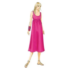 Dress, McCalls 5893 | 44-50 -Tailor Supplies Sales Store ZB04 400