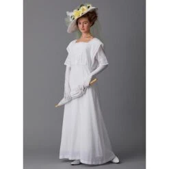 Misses' Costume And Hat By Making History, Butterick 6610 | 14 - 22 16 Misses' Costume And Hat By Making History, Butterick 6610 | 14 - 22 -Tailor Supplies Sales Store ZB04 455