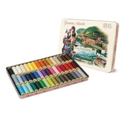 1895 Nostalgic Tin Sew-All Thread Set [ 100m | 48 Pieces | 22 X 19 X 2 Cm ] | Gütermann Creativ