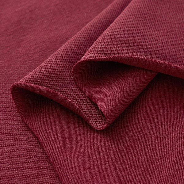 Bamboo Viscose Jersey Plain – Burgundy 5 Bamboo Viscose Jersey Plain – Burgundy - Image 3
