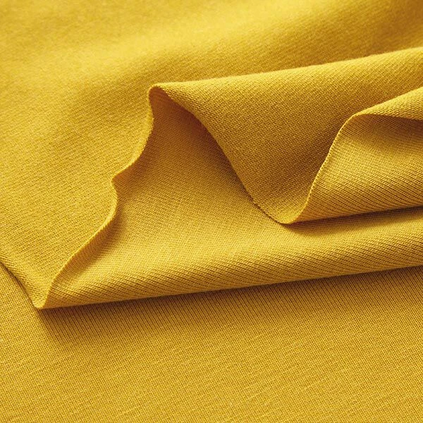 Bamboo Viscose Jersey Plain – Curry Yellow 5 Bamboo Viscose Jersey Plain – Curry Yellow - Image 3