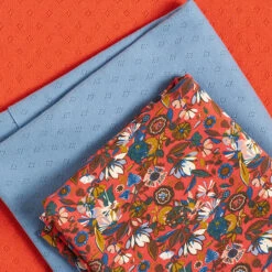 Fine Jersey Knit With Openwork – Blue -Tailor Supplies Sales Store ZB04 8