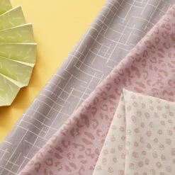 Broken Check Cotton Jersey – Light Grey -Tailor Supplies Sales Store ZB04 98