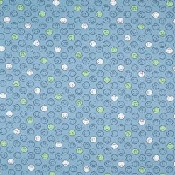 Cotton Jersey Glow-in-the-Dark Smiley β Denim Blue 15 Cotton Jersey Glow-in-the-Dark Smiley β Denim Blue -Tailor Supplies Sales Store ZB05 4