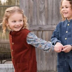 Cotton Jersey Flower Meadow | By Poppy – Dove Blue -Tailor Supplies Sales Store ZB05 56