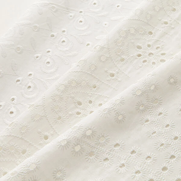 Vines Broderie Anglaise Cotton – White 7 Vines Broderie Anglaise Cotton – White - Image 5