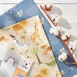 GOTS Cotton Cretonne Safari Animals – Beige 18 GOTS Cotton Cretonne Safari Animals – Beige -Tailor Supplies Sales Store ZB05 59