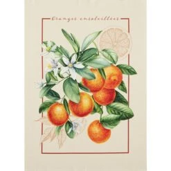 Decorative Panel Twill Fruit – Natural/grass Green -Tailor Supplies Sales Store ZB05 60