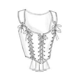 Laced Corsets, Butterick 4669 | 6 - 12 -Tailor Supplies Sales Store ZB05 86