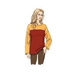 Top, Vogue 8877 | L - XXL 14 Top, Vogue 8877 | L - XXL -Tailor Supplies Sales Store ZB05 91