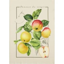 Decorative Panel Twill Fruit – Natural/grass Green -Tailor Supplies Sales Store ZB06 14