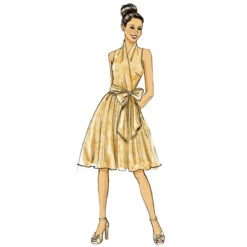 Dress, Butterick 5850 | 8 - 16 -Tailor Supplies Sales Store ZB06 159