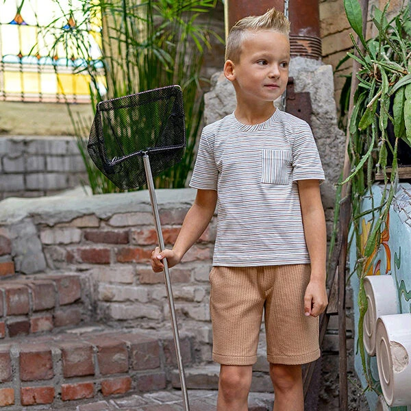 Cotton Jersey Drawn Lines– Offwhite 9 Cotton Jersey Drawn Lines– Offwhite - Image 7