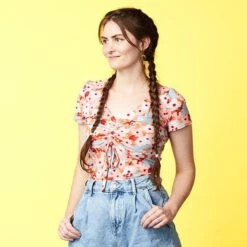 GOTS Cotton Jersey Birds & Flowers | Tula – Pink -Tailor Supplies Sales Store ZB07 15