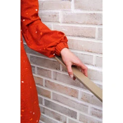 GOTS Cotton Jersey Terrazzo | Tula – Terracotta/orange -Tailor Supplies Sales Store ZB08 5