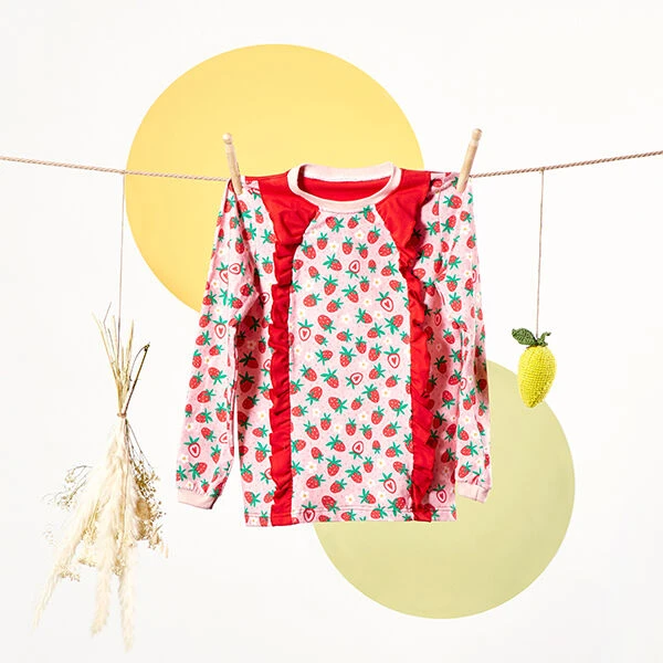 Cotton Jersey Sweet Strawberries | PETIT CITRON – Pink 12 Cotton Jersey Sweet Strawberries | PETIT CITRON – Pink - Image 10