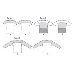 Top, Vogue 8877 | L - XXL 15 Top, Vogue 8877 | L - XXL -Tailor Supplies Sales Store ZB09 12