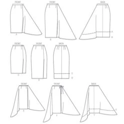 Skirt, Vogue 8956 | 14 - 22 -Tailor Supplies Sales Store ZB09 24