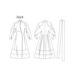 Swan-Neck Dress/ Belt By Ralph Rucci, Vogue 1239 | 15 Swan-Neck Dress/ Belt By Ralph Rucci, Vogue 1239 | -Tailor Supplies Sales Store ZB09 35