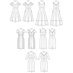 Dress, Vogue 8997 | 14 - 22 21 Dress, Vogue 8997 | 14 - 22 -Tailor Supplies Sales Store ZB09 46