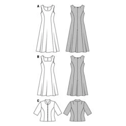 Dress / Jacket, Burda 6687 -Tailor Supplies Sales Store ZB09 55