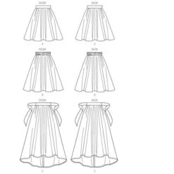 Skirt, Vogue 8980 | 6 - 14 -Tailor Supplies Sales Store ZB09 58