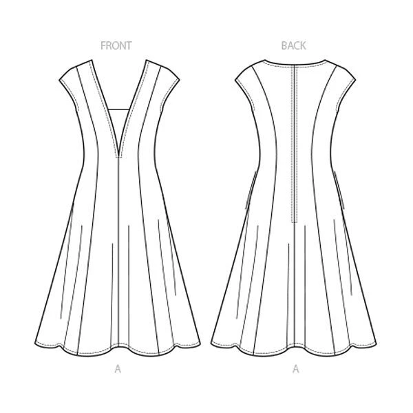 Misses' Dress And Dickie, Very Easy Vogue 9292 | 6 - 22 9 Misses' Dress And Dickie, Very Easy Vogue 9292 | 6 - 22 - Image 7