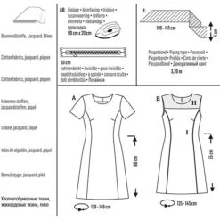 Dress, Burda 6627 -Tailor Supplies Sales Store ZB10 29