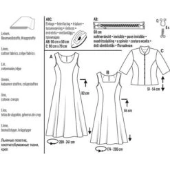 Dress / Jacket, Burda 6687 -Tailor Supplies Sales Store ZB10 48