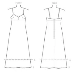 Slip-Style Dress With Back Zipper, Very Easy Vogue9278 | 6 - 14 -Tailor Supplies Sales Store ZB11 105