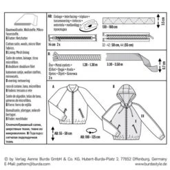 Jacket | Blouson, Burda 6478 | 32 - 44 21 Jacket | Blouson, Burda 6478 | 32 - 44 -Tailor Supplies Sales Store ZB11 108