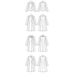 Jacket / Coat | Butterick 6497 | 42-50 17 Jacket / Coat | Butterick 6497 | 42-50 -Tailor Supplies Sales Store ZB11 112