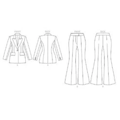 Jacket / Pants | Vogue 1870 | 34-42 13 Jacket / Pants | Vogue 1870 | 34-42 -Tailor Supplies Sales Store ZB11 12