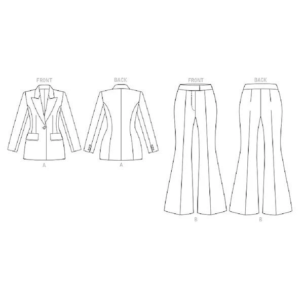 Jacket / Pants | Vogue 1870 | 34-42 8 Jacket / Pants | Vogue 1870 | 34-42 - Image 6