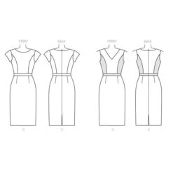 Miss Petite Dresses, McCalls 7714 | 14 - 22 -Tailor Supplies Sales Store ZB11 121