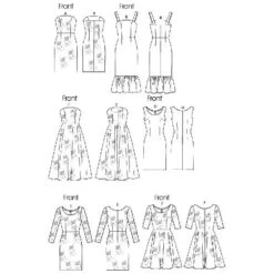 Vogue Dress, Chado Ralph Rucci, V8766 -Tailor Supplies Sales Store ZB11 13