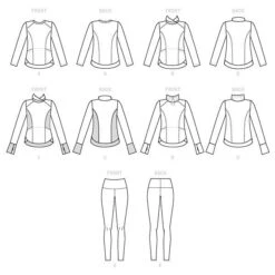 Misses' Tops And Leggings, McCall's | 4 - 12 15 Misses' Tops And Leggings, McCall's | 4 - 12 -Tailor Supplies Sales Store ZB11 137