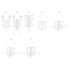 Boned Stays / Corsets, Butterick 4254 | 38 - 42 -Tailor Supplies Sales Store ZB11 158