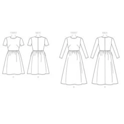 Dress, Vogue 9197 | 6 - 14 -Tailor Supplies Sales Store ZB11 159