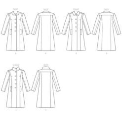 Coats, Butterick 6385 | 14 - 22 -Tailor Supplies Sales Store ZB11 160