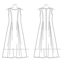 Fit-and-Flare Dresses, Vogue 9236 | 12 - 22 -Tailor Supplies Sales Store ZB11 162